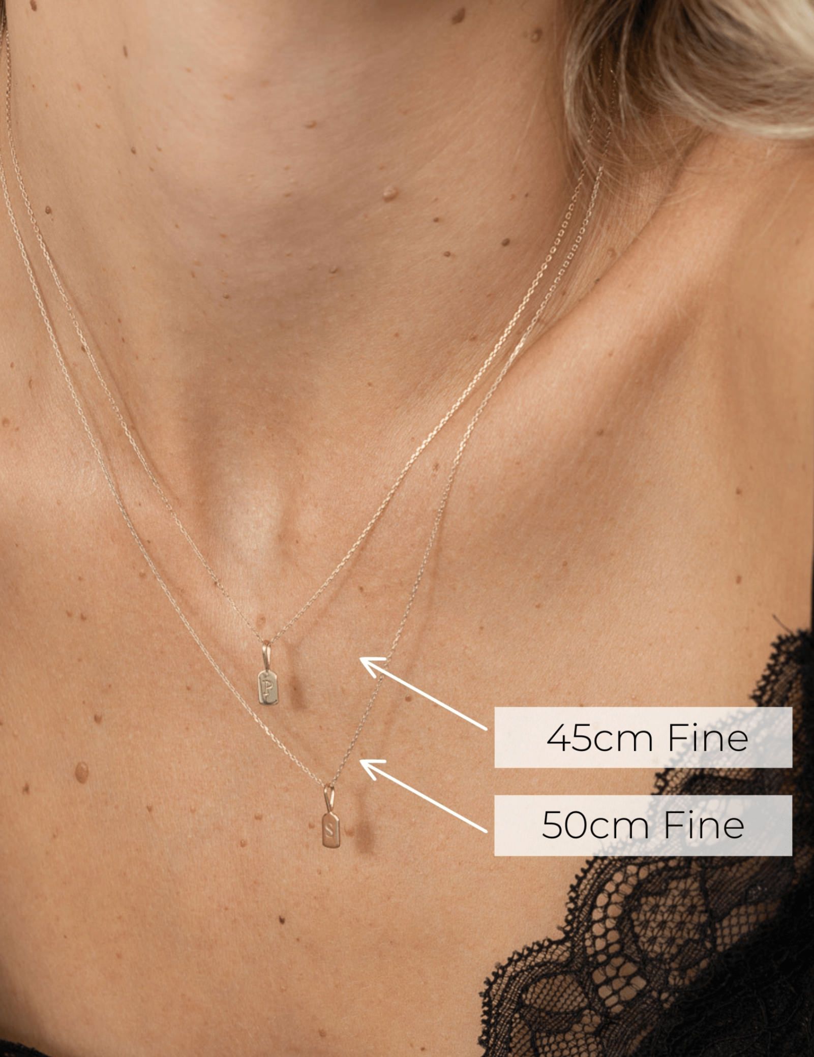 Picture of Luna Rae Solid 9k Gold Air Element Necklace