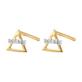 Picture of Luna Rae Solid 9k Gold Air Element Studs