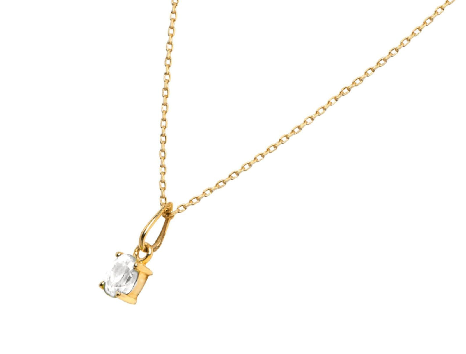 Picture of Luna Rae Solid 9k Gold Diamond Necklace