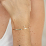 Picture of Luna Rae Solid 9k Gold Diamond Sky Bracelet