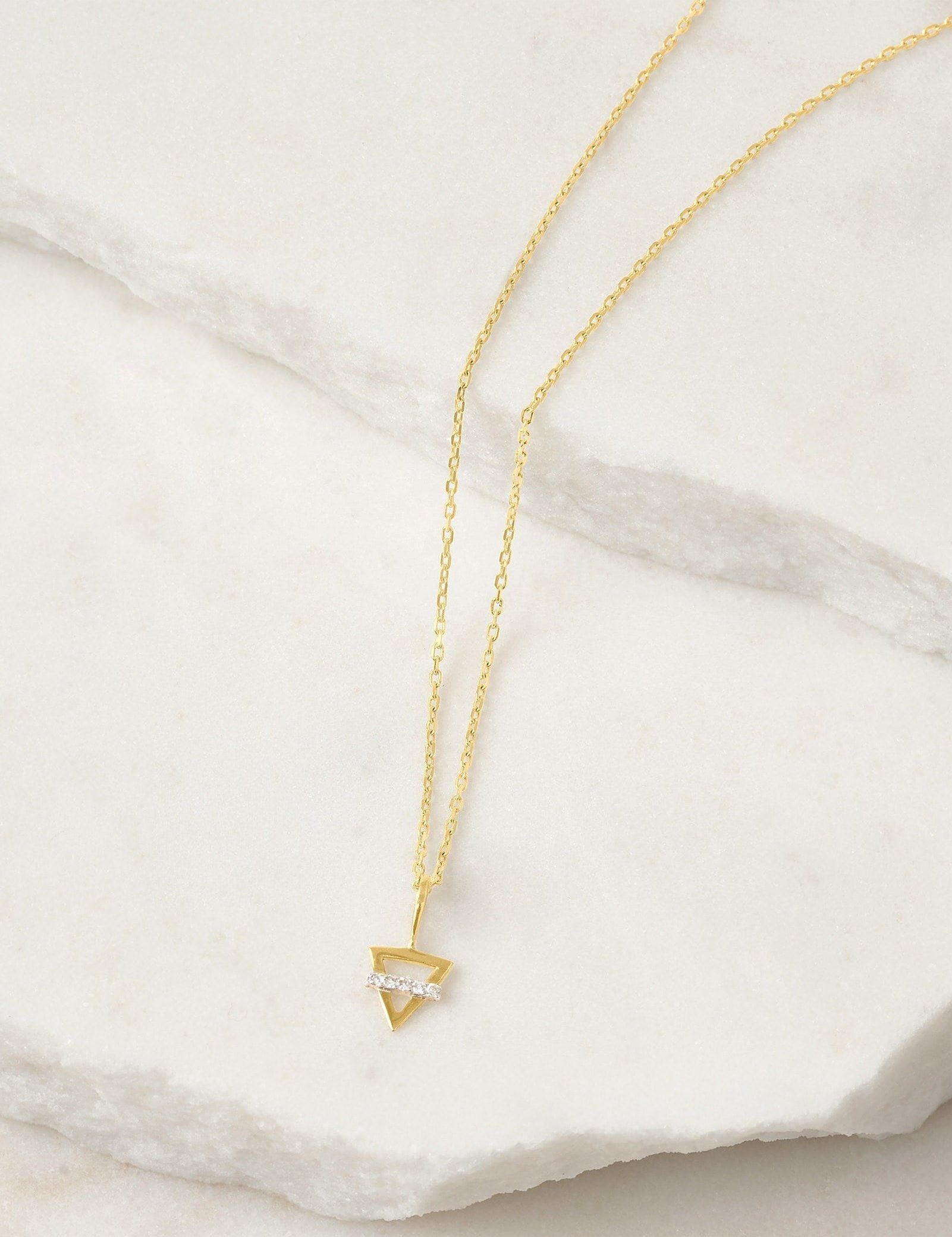 Picture of Luna Rae Solid 9k Gold Earth Element Necklace