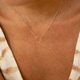 Picture of Luna Rae Solid 9k Gold Eclipse Necklace