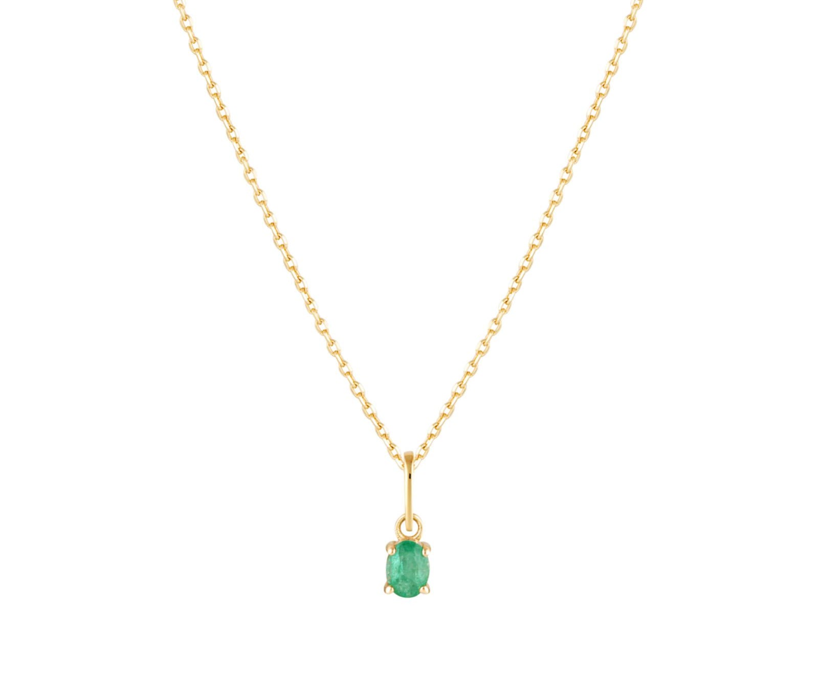 Picture of Luna Rae Emerald Necklace