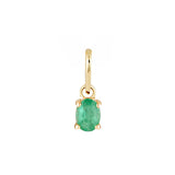 Picture of Luna Rae Solid 9k Gold Emerald Necklace