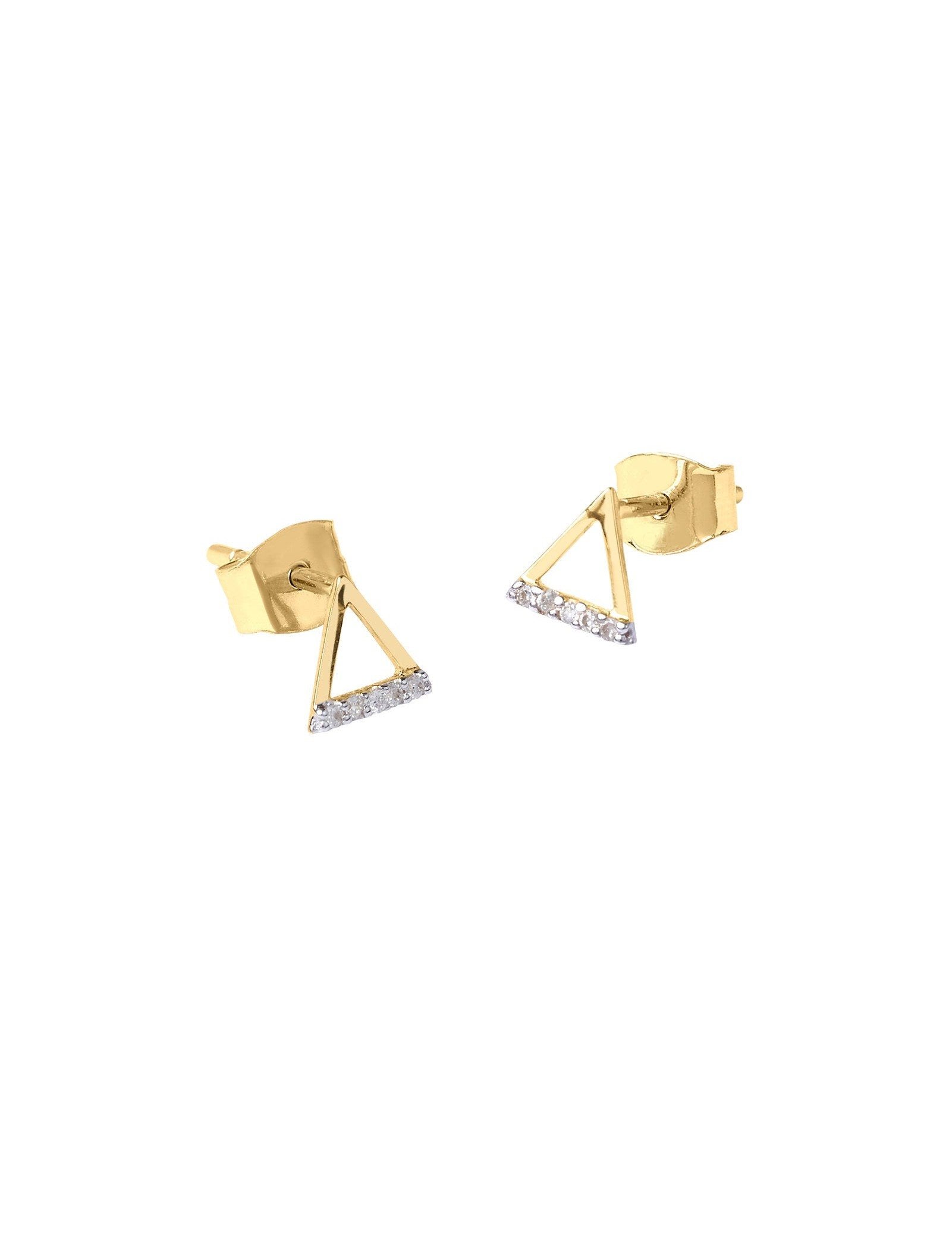 Picture of Luna Rae Solid 9k Gold Fire Element Studs