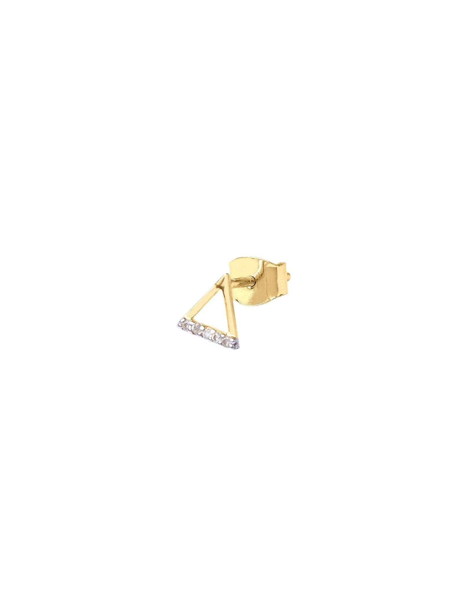 Picture of Luna Rae Solid 9k Gold Fire Element Studs