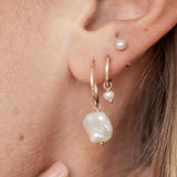 Picture of Luna Rae Solid 9k Gold Hilo Studs