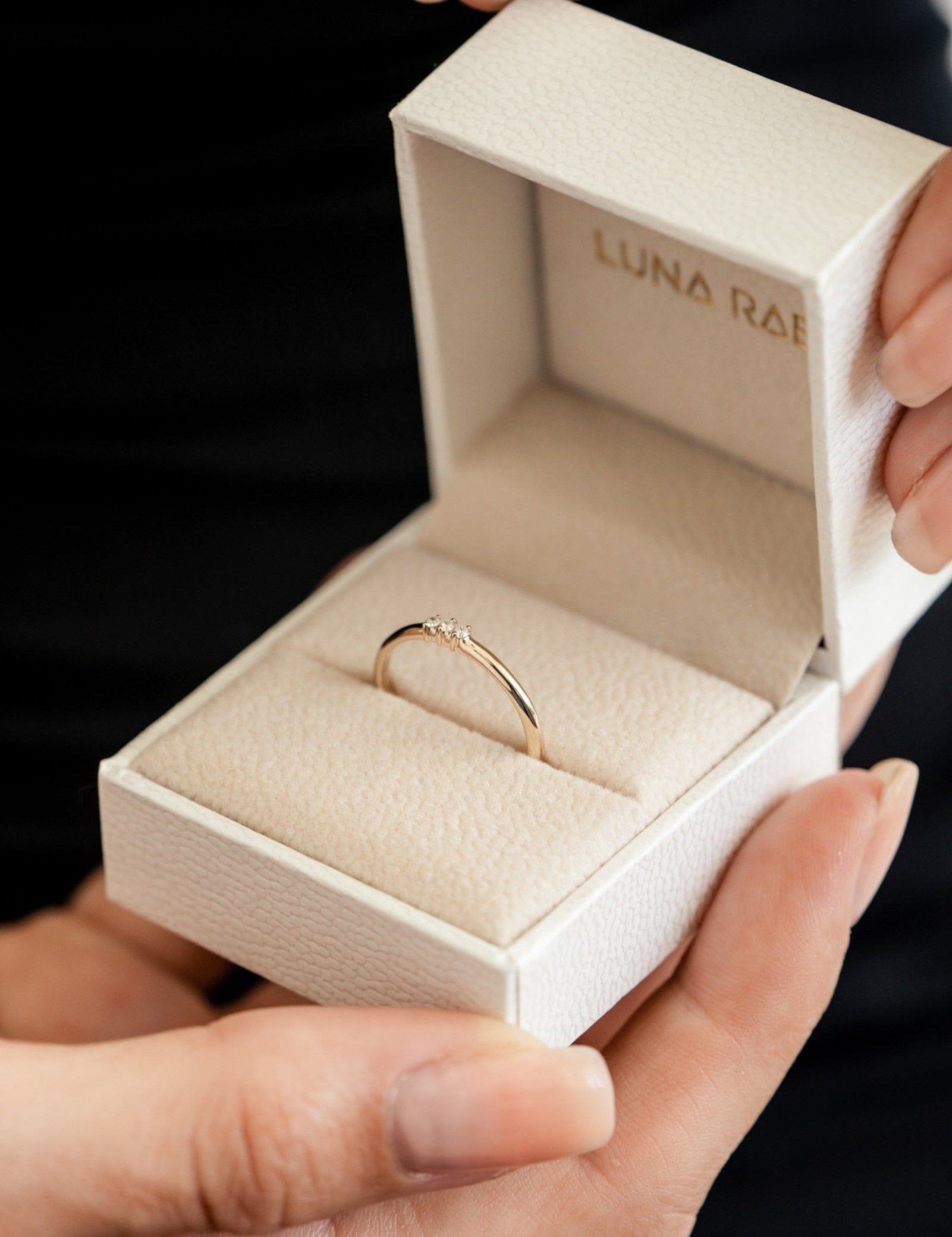 Picture of Luna Rae Solid 9k Gold Juliette Ring