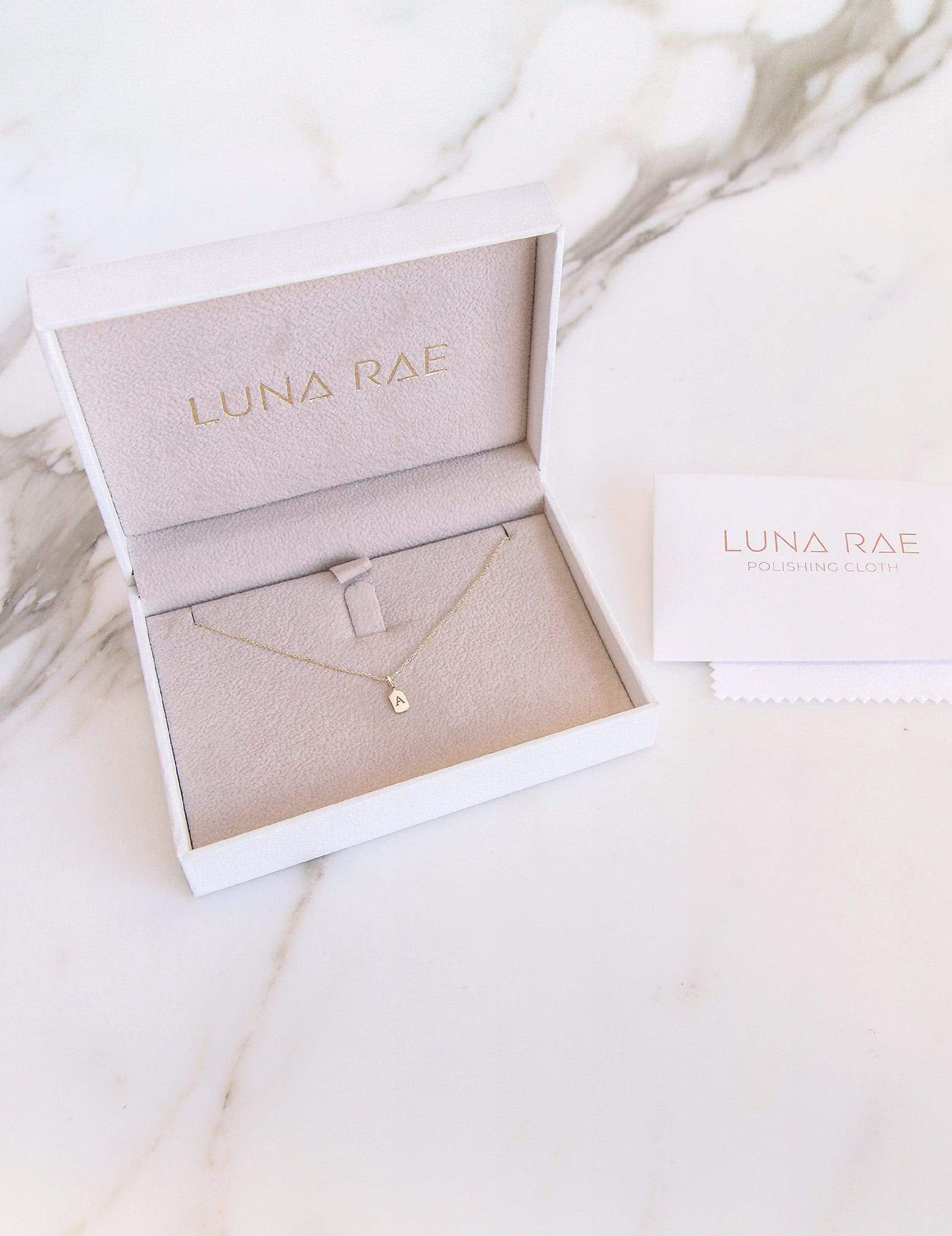 Picture of Luna Rae Yellow Gold Letter C