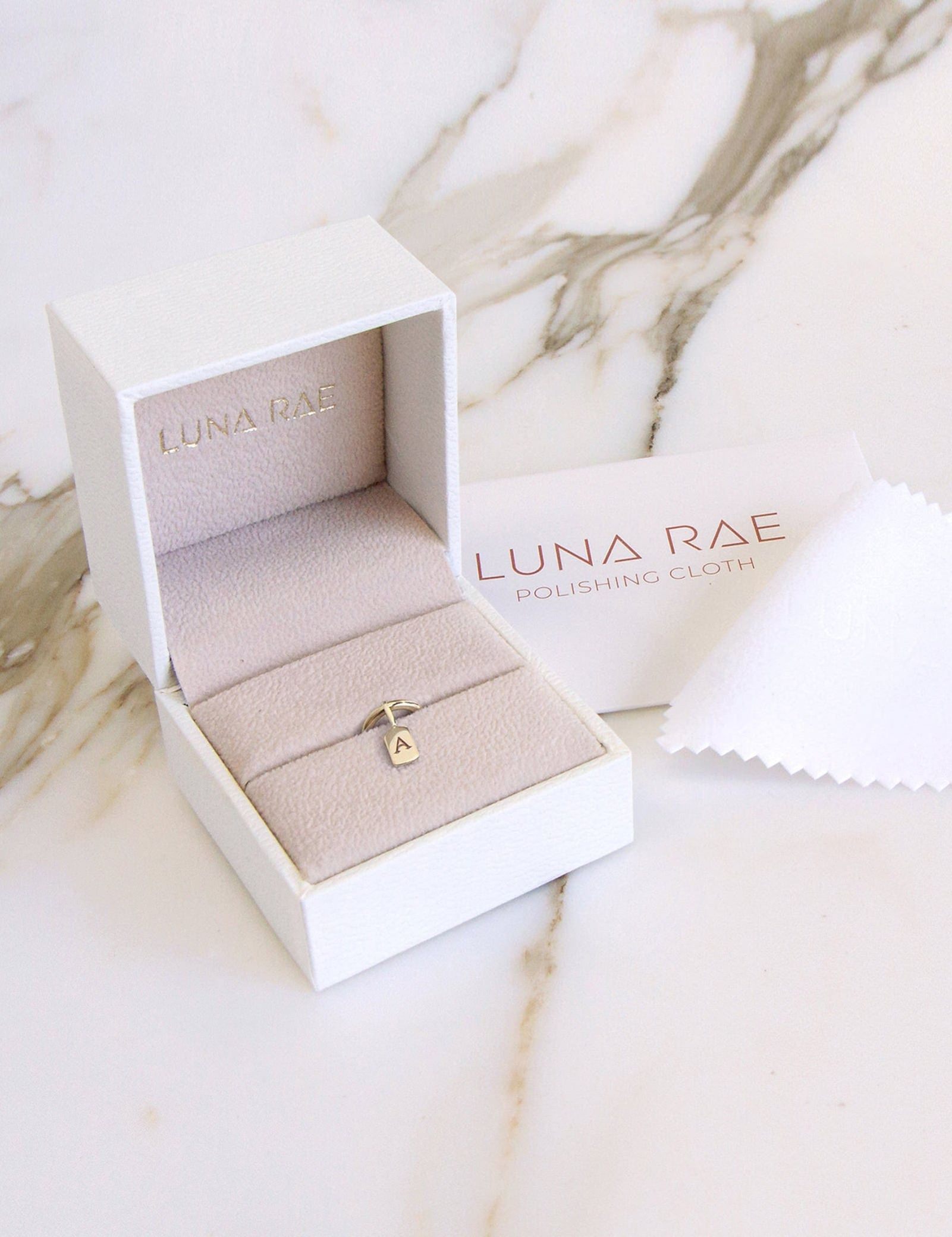 Picture of Luna Rae Yellow Gold Letter C