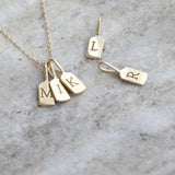 Picture of Luna Rae Yellow Gold Letter K