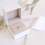 Picture of Luna Rae Yellow Gold Letter N