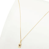 Picture of Luna Rae Yellow Gold Letter W