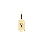 Picture of Luna Rae Yellow Gold Letter Y