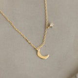 Picture of Luna Rae Solid 9k Gold Luna Necklace