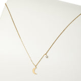 Picture of Luna Rae Solid 9k Gold Luna Necklace