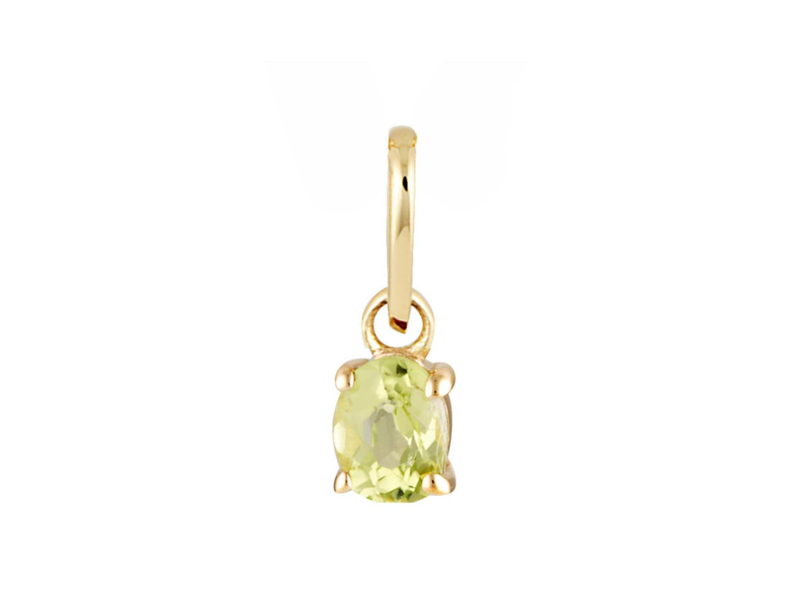 Picture of Luna Rae Solid 9k Gold Peridot Necklace