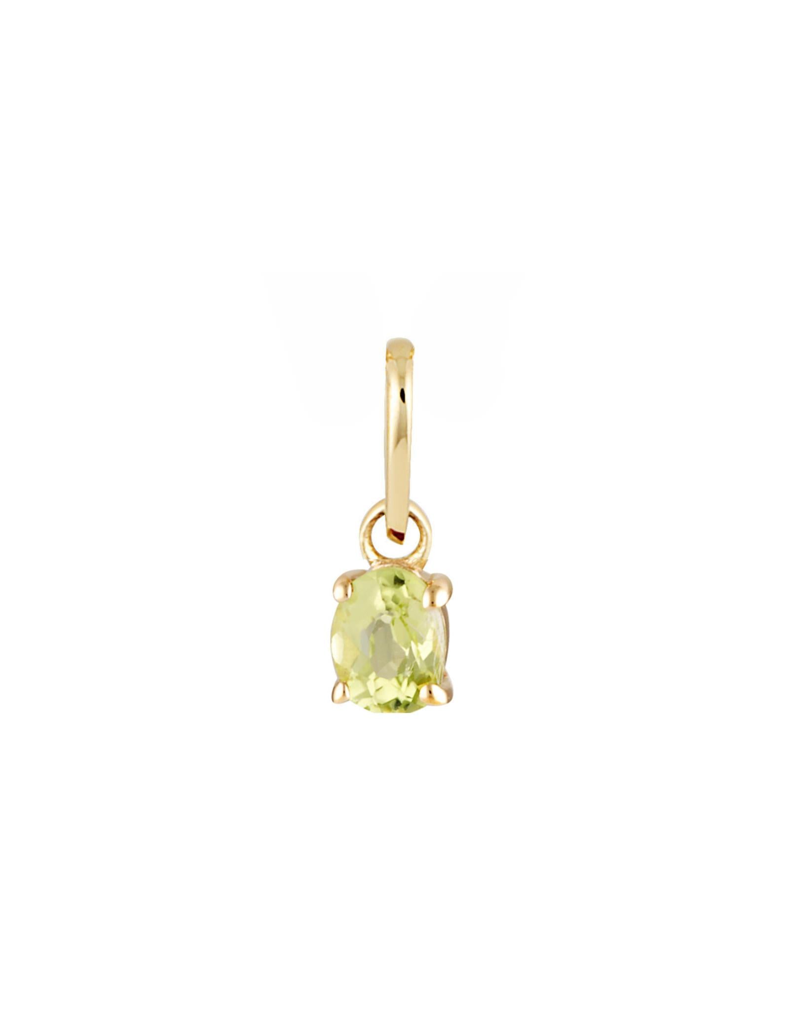 Picture of Luna Rae Solid 9k Gold Peridot Necklace