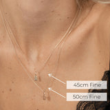 Picture of Luna Rae Solid 9k Gold Sapphire Necklace