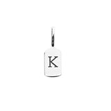 Silver Letter K