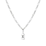Silver Letter X