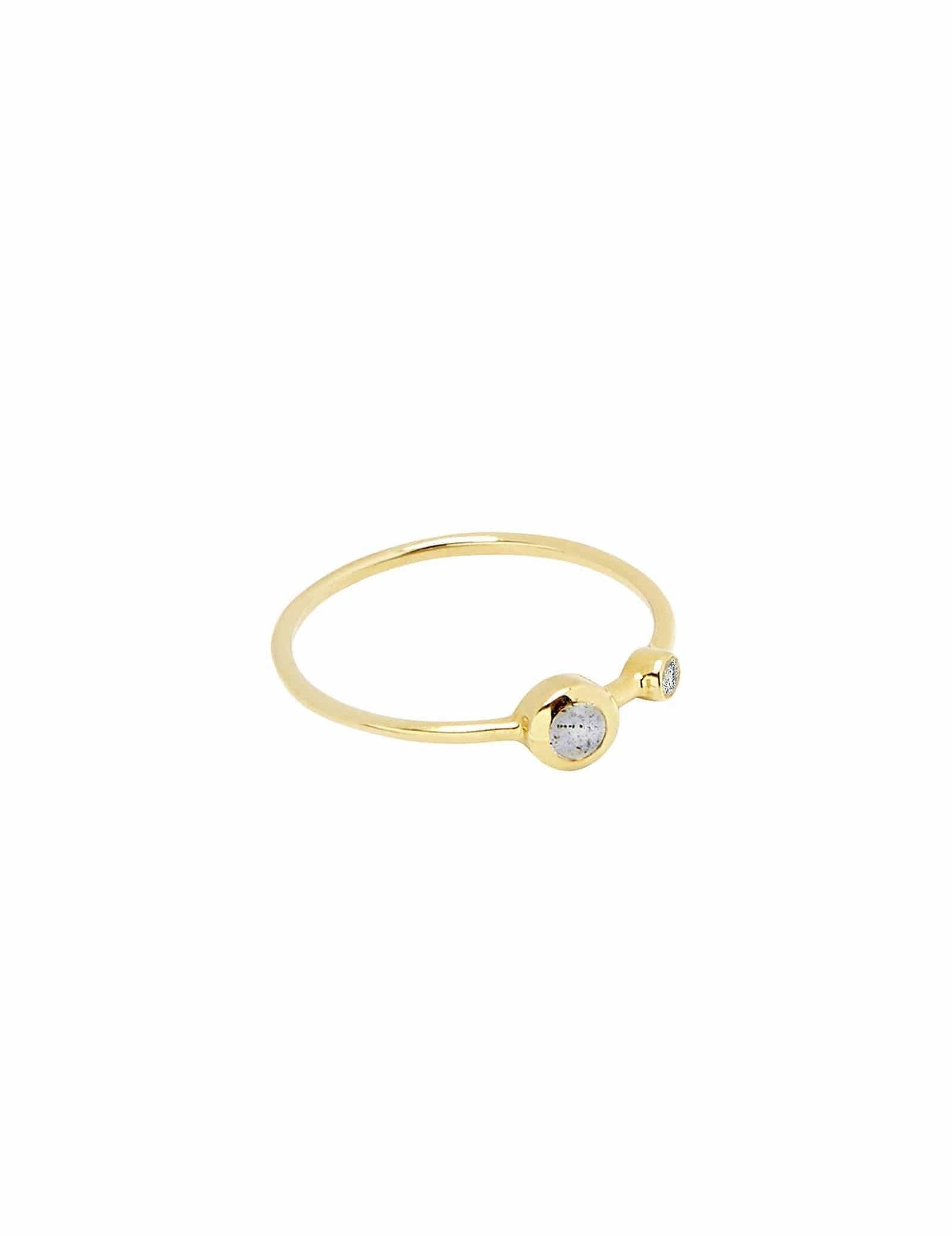 Picture of Luna Rae Solid 9k Gold Stellar Ring