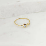 Picture of Luna Rae Solid 9k Gold Stellar Ring