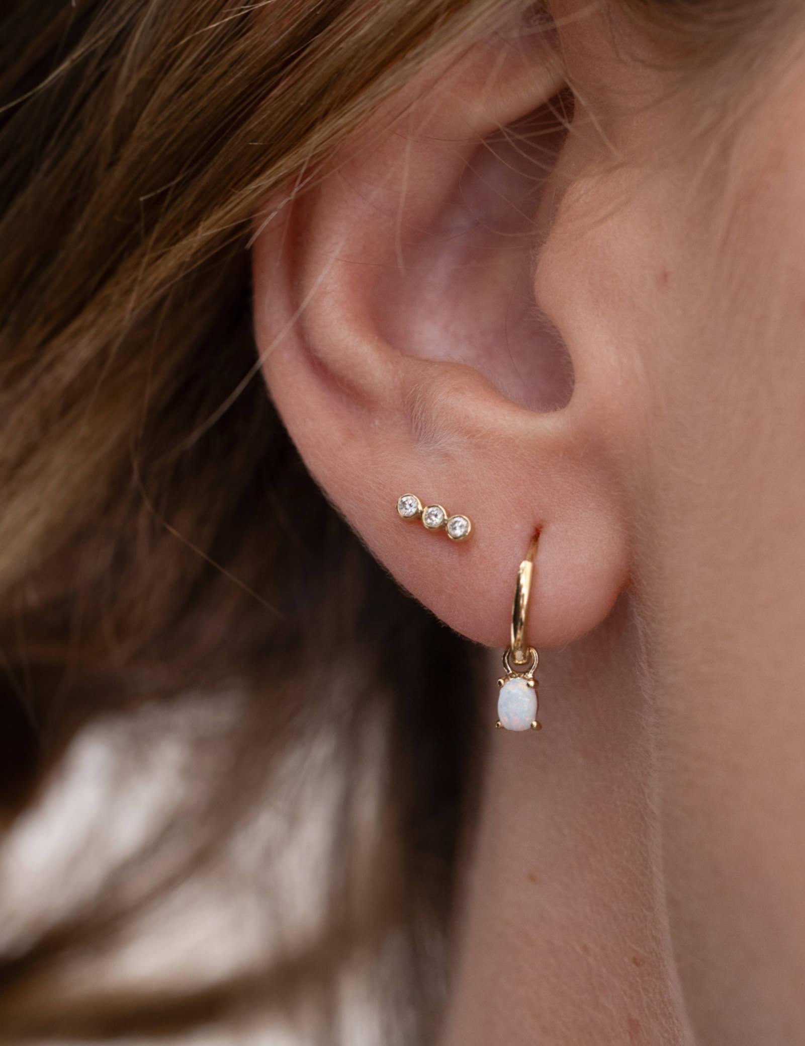 Picture of Luna Rae Solid 9k Gold Vivian Studs