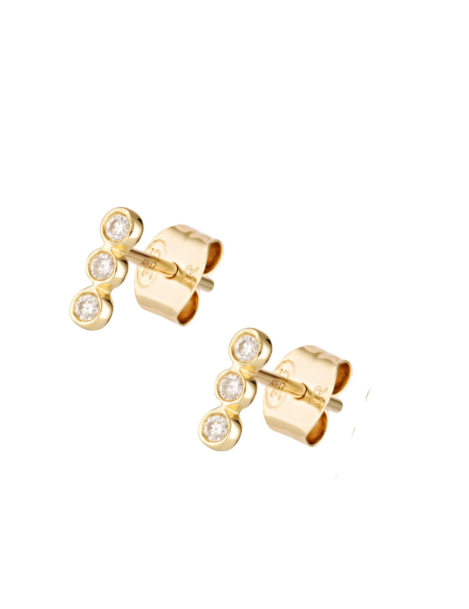 Picture of Luna Rae Solid 9k Gold Vivian Studs