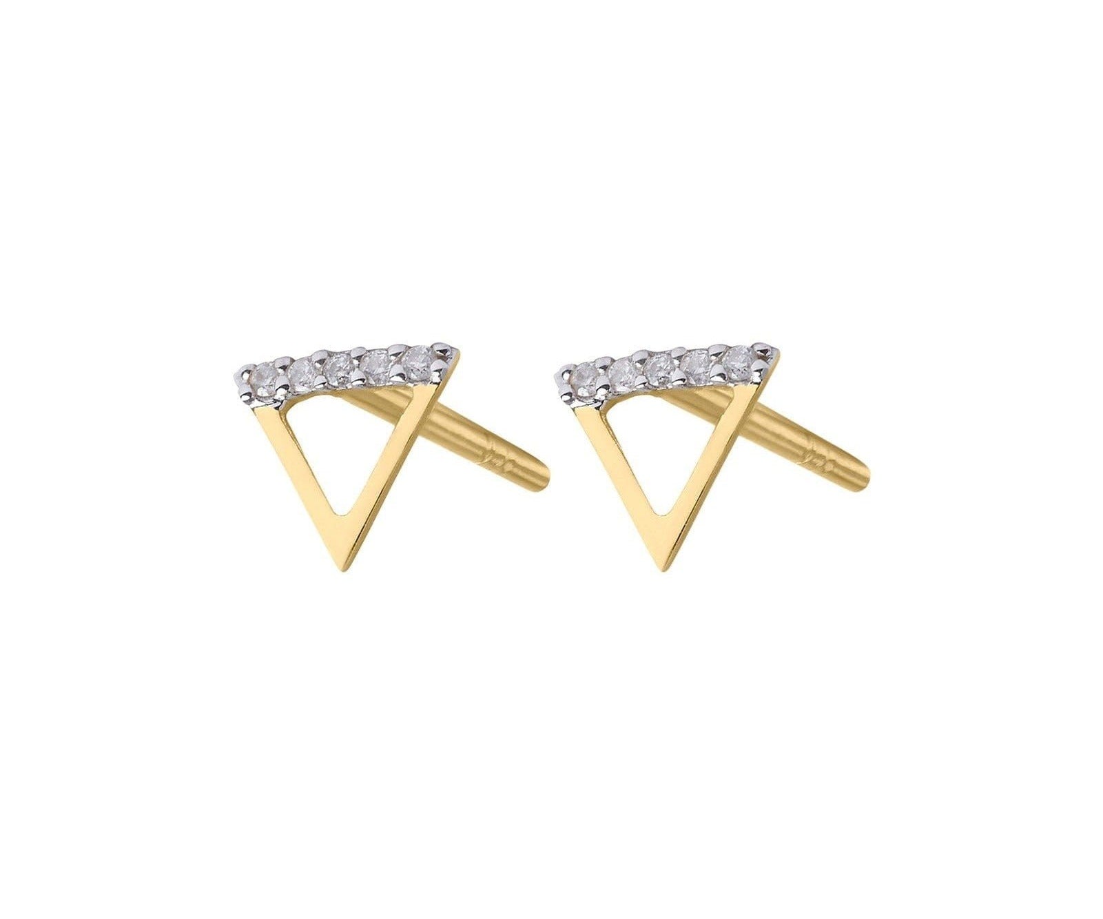 Picture of Luna Rae Solid 9k Gold Water Element Studs