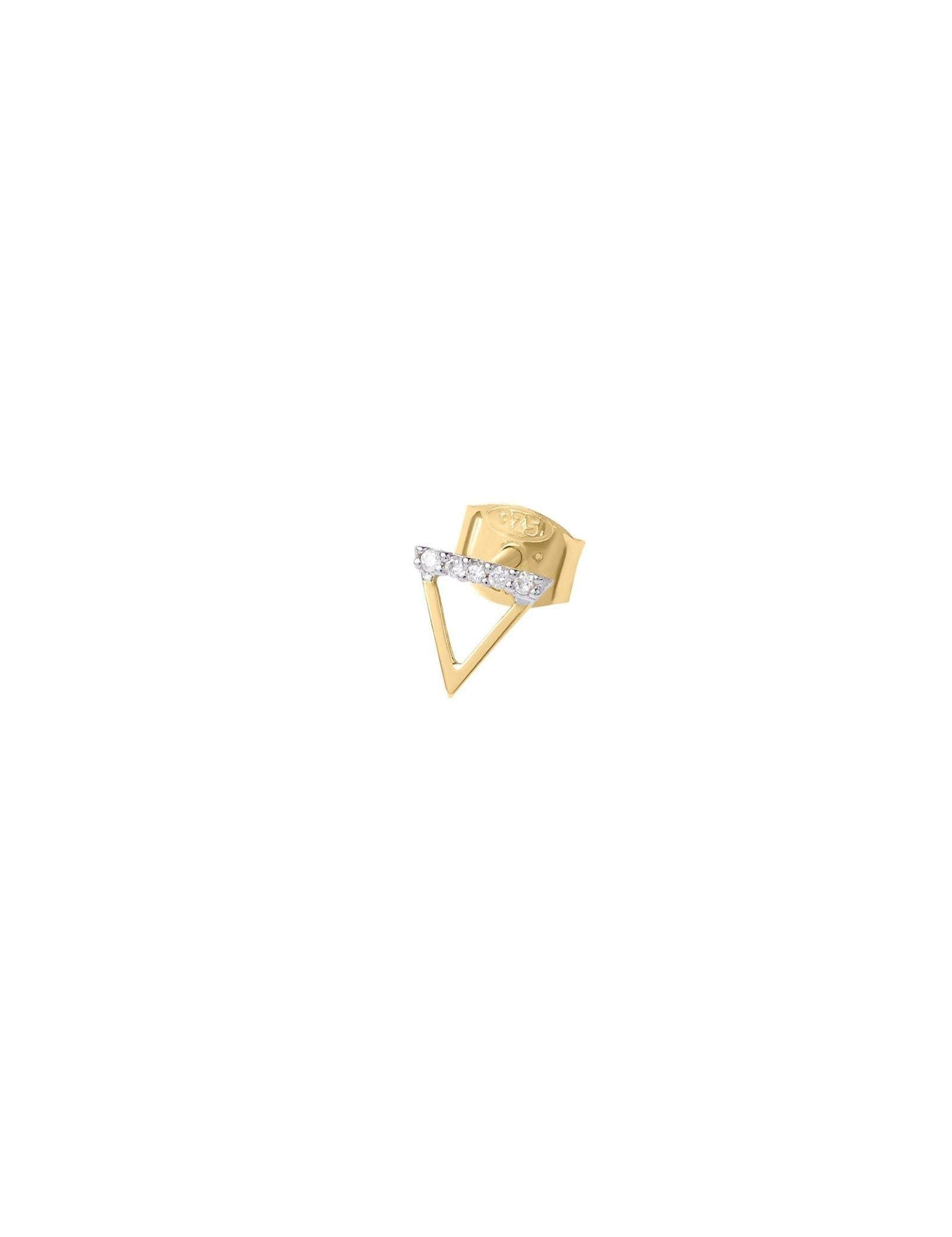 Picture of Luna Rae Solid 9k Gold Water Element Studs